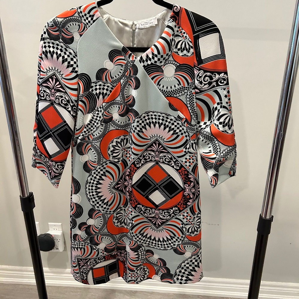 Versace Collection Pattern Printed Dress